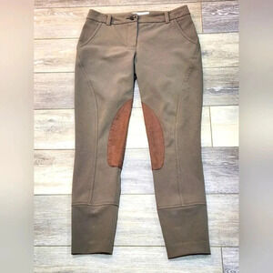 Trina Turk Equestrian olive green pants